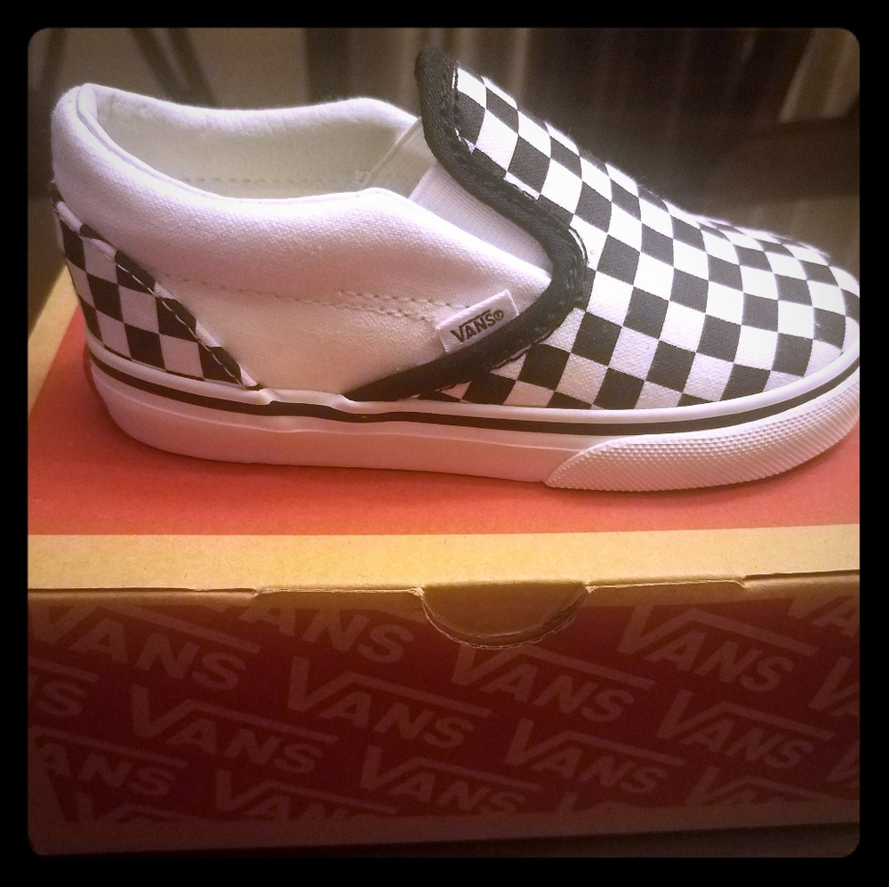 Toddlers Checkerboard Slip On